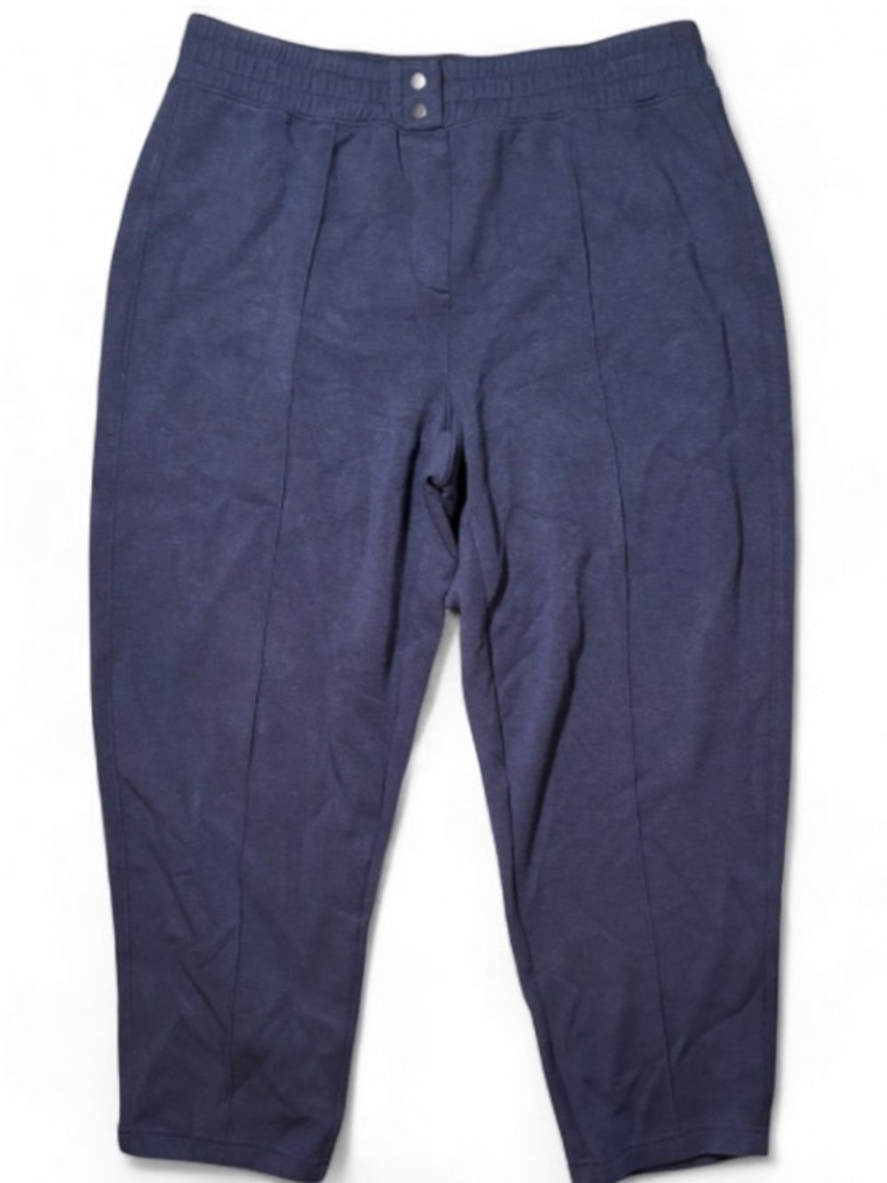 SPANX AirEssentials Brushed Slim Straight Pant Navy Petite XL - Picture 3 of 5